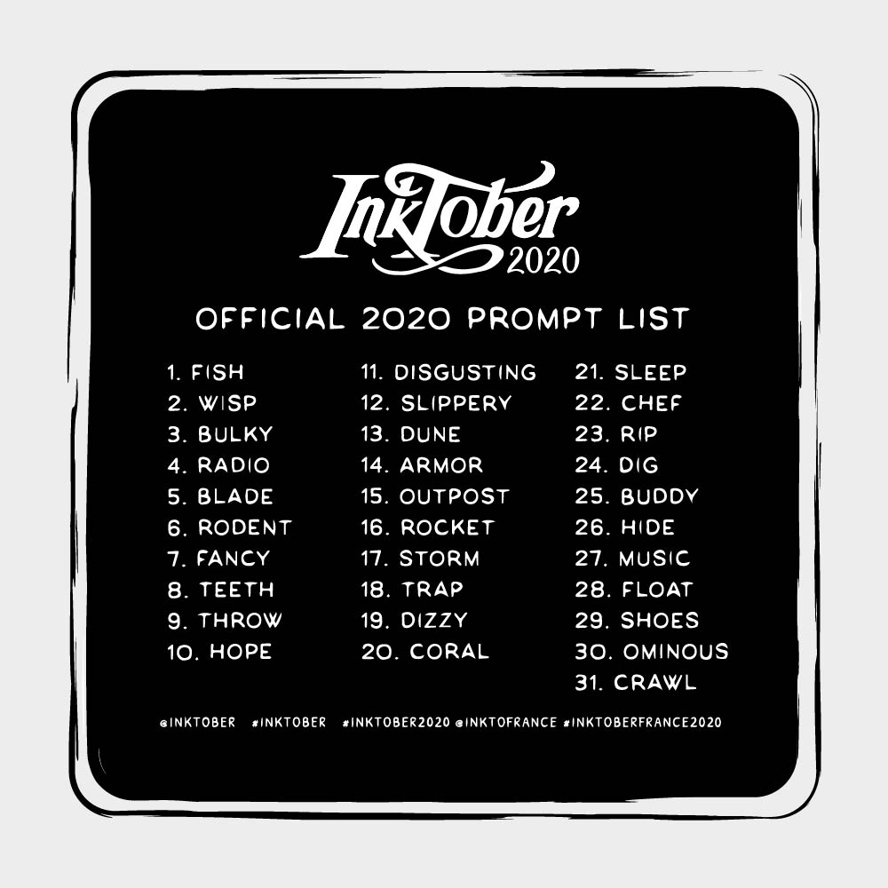 Liste Inktober 2020